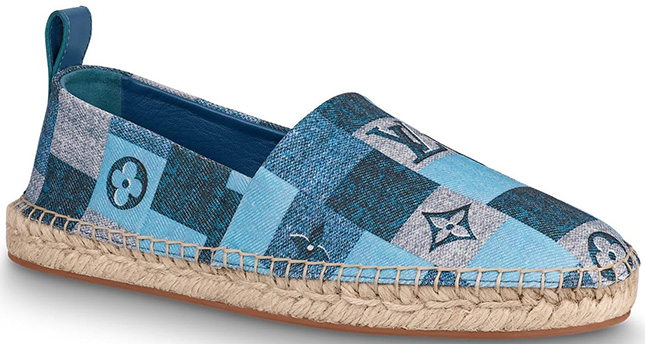 Louis Vuitton - Authenticated Starboard Espadrille - Cloth Blue Plain for Women, Never Worn