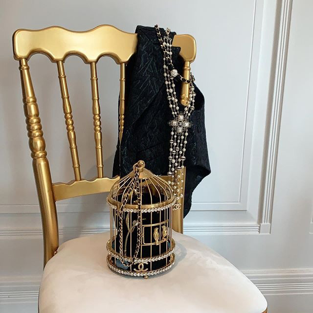 New CHANEL Bird Cage Bag-A Unique Runway Evening Bag From 2020-202 FW  Collection