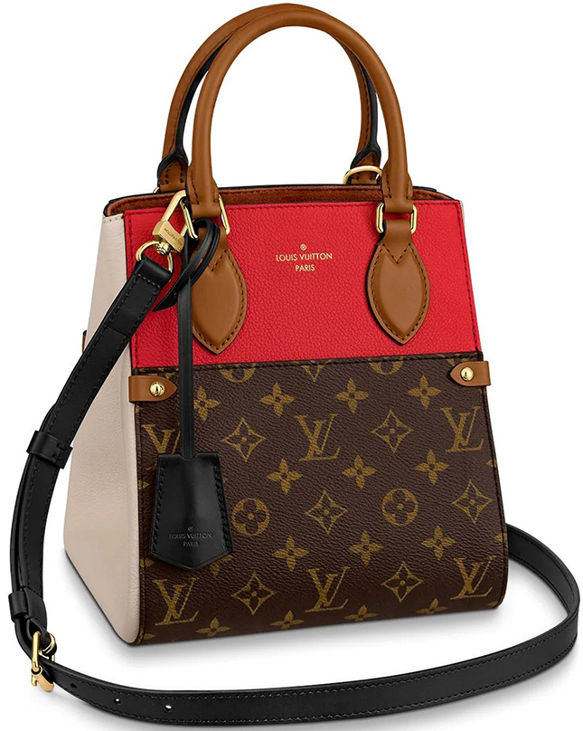 Louis Vuitton Fold Tote Monogram Canvas and Leather MM at 1stDibs