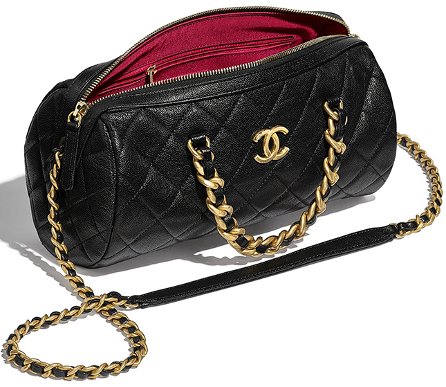 Chanel Mini Bowling Bag - Pink Crossbody Bags, Handbags - CHA703638