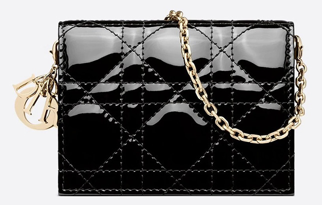 Lady Dior 5 Gusset Card Holder - The Recollective