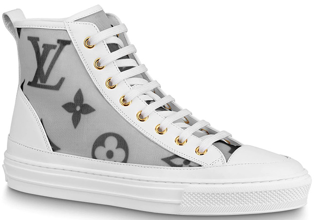 Stellar leather trainers Louis Vuitton White size 35 EU in Leather -  34638706