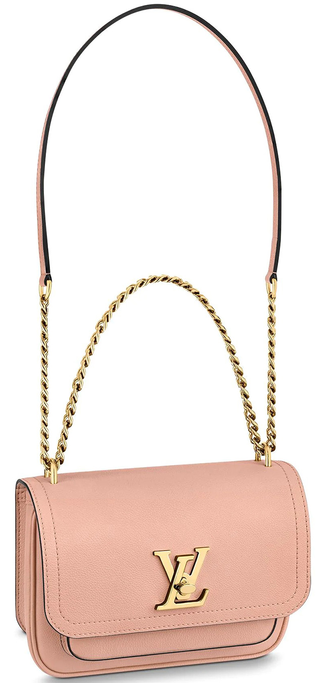 Louis Vuitton, Bags, Louis Vuitton Lv Black And Gold Lockme Chain Bag