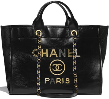 Chanel Logo Charms Deauville Bag | Bragmybag