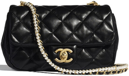 Chanel New Mini Crystal Pearls Chain Bag | Bragmybag