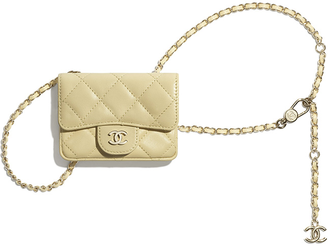 Chanel Leather belt bag in redbluegreen with gold hardware  Unique  Designer Pieces