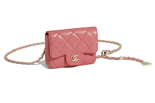 Chanel Vintage Lambskin Cosmos Line Belt Bag  Vivrelle