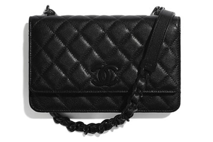 Chanel So Black Wallet On Chain thumb