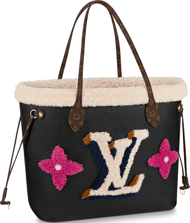 Louis Vuitton Limited Edition Monogram Shearling Thunder Bag