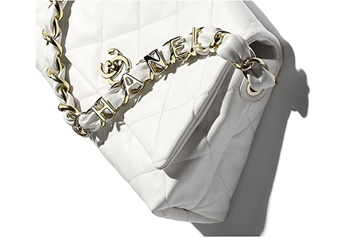 Chanel logo strap bag 23cm. #ชาแนล ***เกรดOriginal 1:1*** -  baggydoll,กระเป๋าแบรนด์ก๊อป,กระเป๋