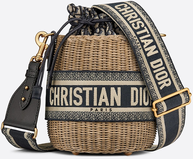 Christian Dior Wicker Basket Bag  Find Review 😍 