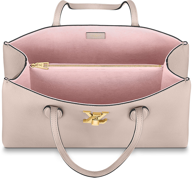 Louis Vuitton lockme Black Shopper Handbag M57345