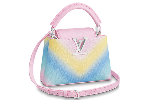 Louis Vuitton, Bags, White And Rainbow Lv Purse