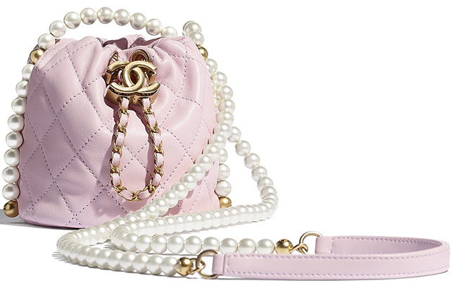 Chanel Westminster Pearl Chain Flap Bag Quilted Lambskin Medium at 1stDibs