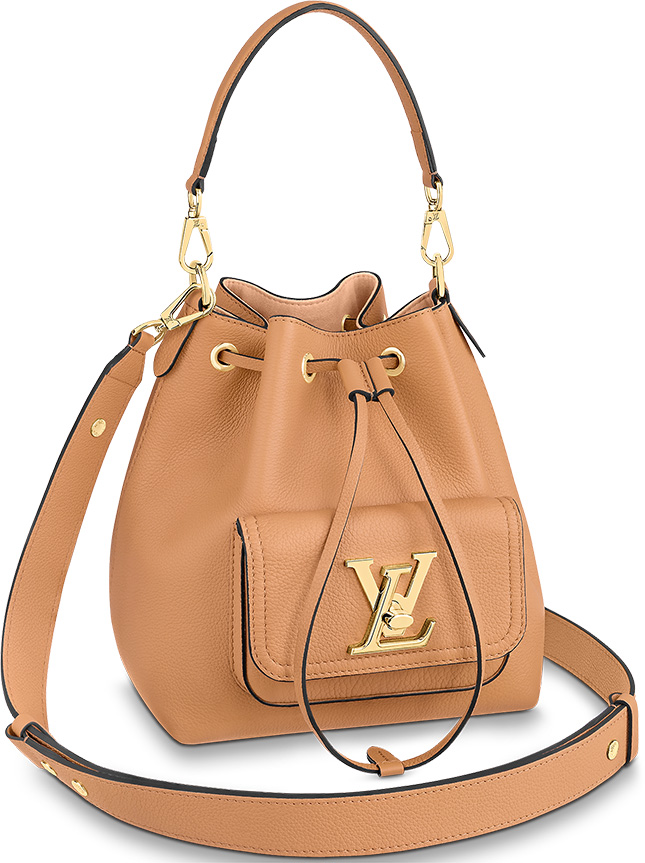Louis Vuitton Tricolour Taurillon LockMe Bucket - Blue Bucket Bags,  Handbags - LOU791958