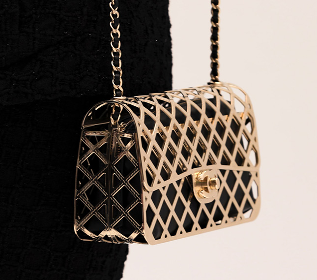 Chanel Classic Pouch in Metallic Gold — UFO No More