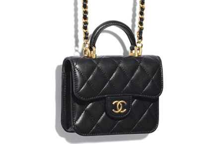 Chanel Handle Coin Purse With Chain thumb