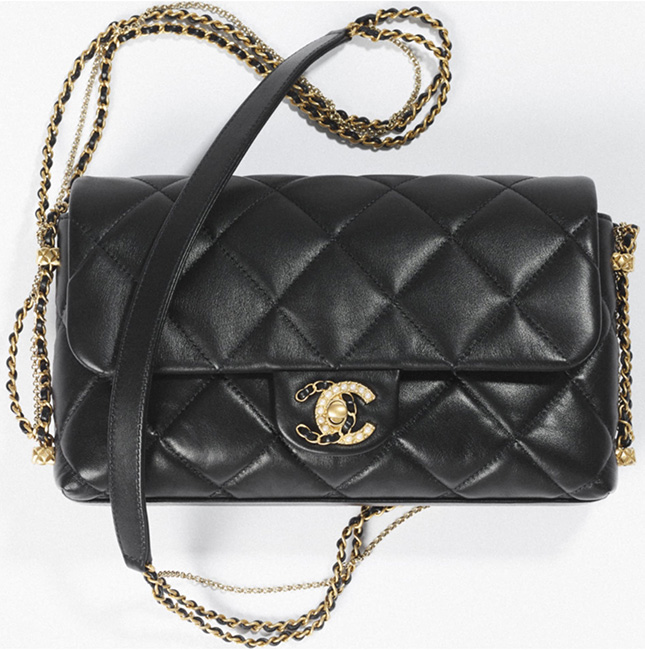 Chanel Flap Bag With Top Handle For Fall Winter 2021 Collection