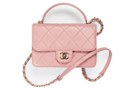 Chanel Flap Bag With Top Handle For Fall Winter Collection Act thumb