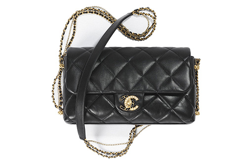 Chanel Flap Pearl And Woven Chain CC | Bragmybag