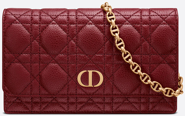 Dior Caro Belt Pouch With Chain - Kaialux