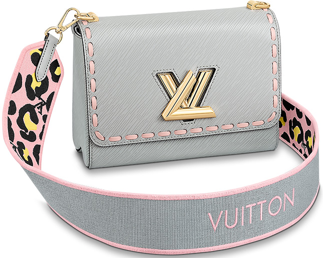 Louis Vuitton 2021 Wild at Heart Twist MM - Grey Crossbody Bags