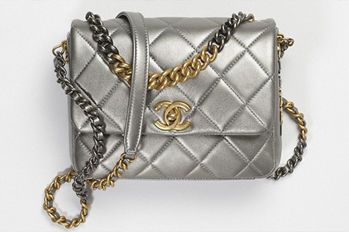 Chanel Bi-Chain Metallic Mini Flap Bag | Bragmybag
