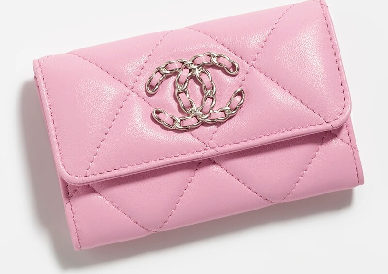 CHANEL, Accessories, Chanel 9 Pink Cardholder