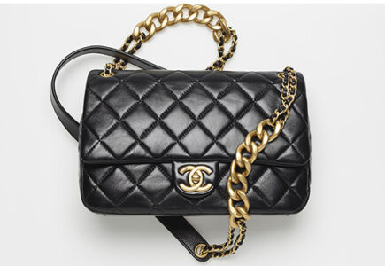 Chanel Chain With Chain Leather Classic Bag thumb