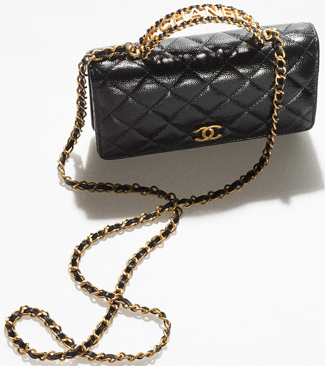 Chanel Wallet On Chain With Signature Handle Bragmybag