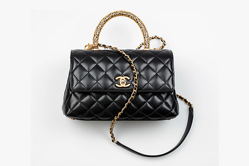 Chanel coco handle chain shoulder bag 23cm 25cm 28cm