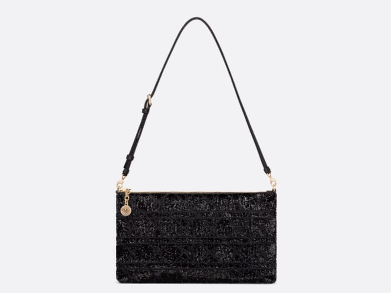 Medium Lady Dior Bag Black Patent Cannage Calfskin | DIOR US