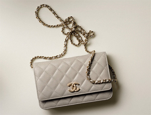 Chanel Classic WOC Wallet on Chain in Black Lambskin with Gold Hardware   SOLD