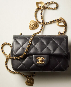 Chanel Mini Flap Bag With Heart CC Charm | Bragmybag