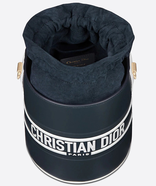 Christian Dior Vibe Micro Bucket Bag S6250 OSGQ Pochette Leather Women's