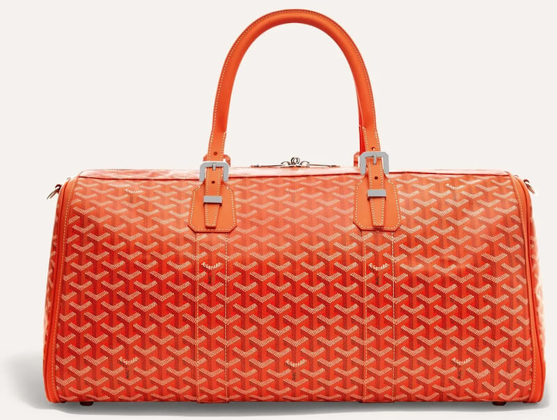 Croisière leather bowling bag Goyard Red in Leather - 35666572