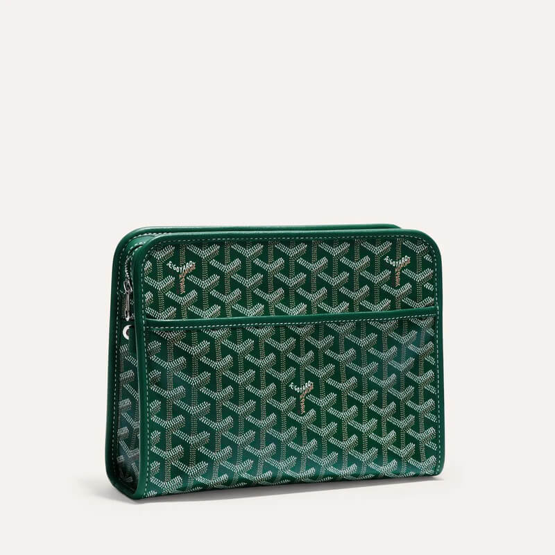 2021 New Style Goyard Jouvence Toiletry Pouch GM Top Quality Copy Green