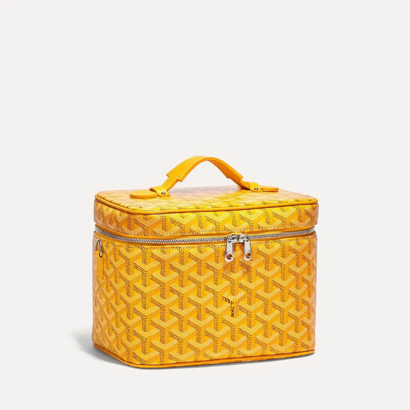 Leather vanity case Goyard White in Leather - 35703294