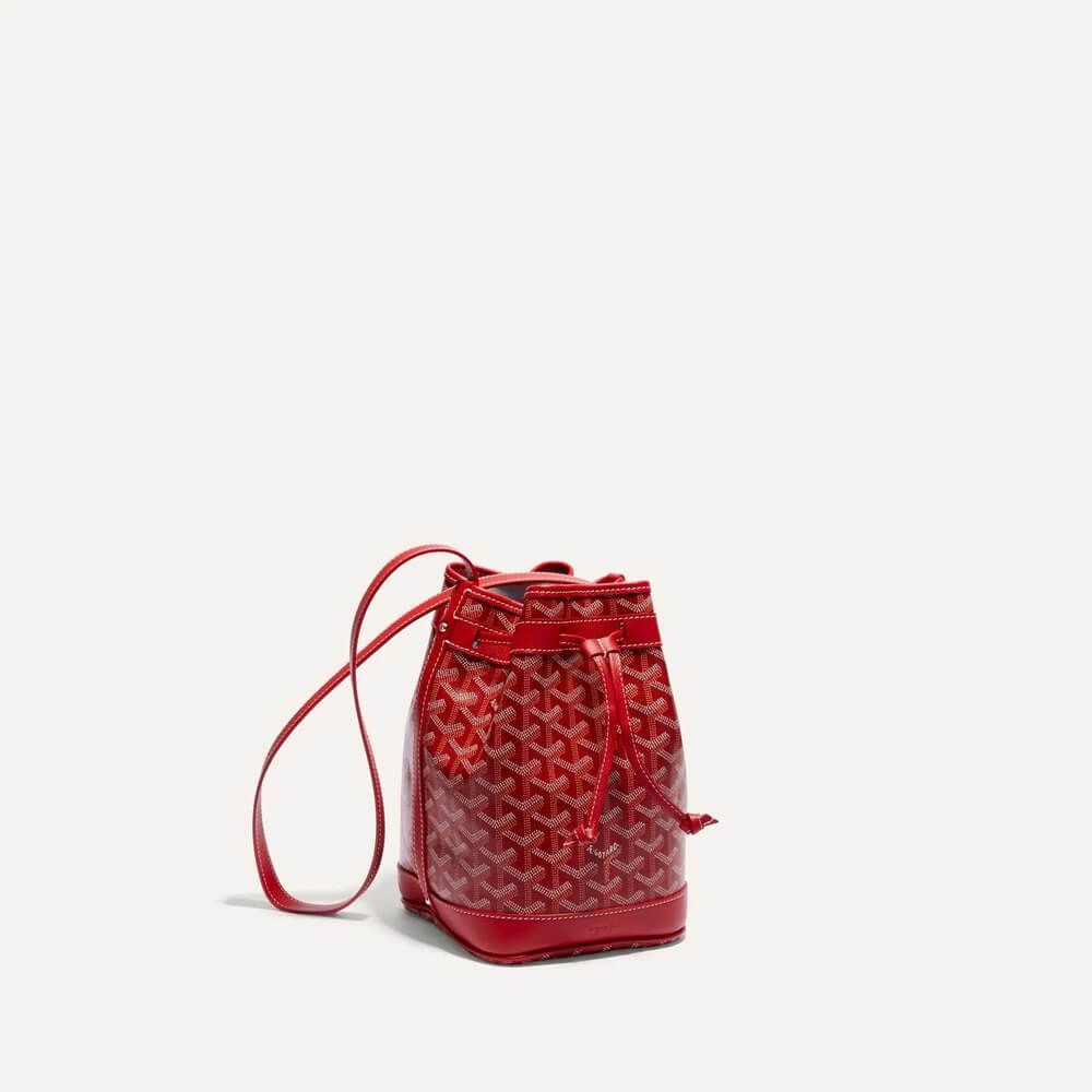 Goyard Goyardine Petit Flot - Red Bucket Bags, Handbags - GOY34749