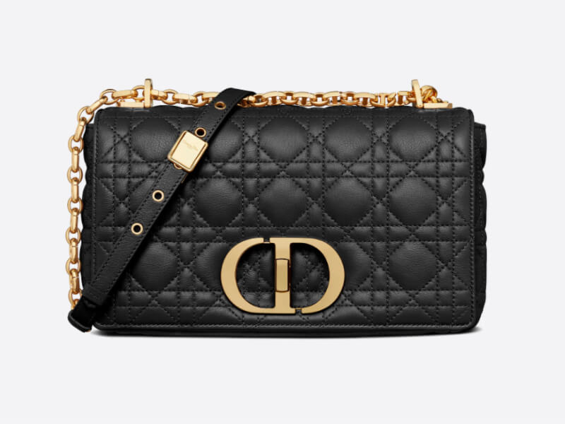 Miss Dior Mini Bag Black Cannage Lambskin  DIOR GB