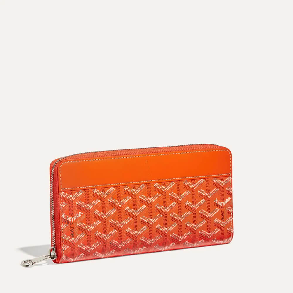 Goyard 2019 Matignon PM Compact Wallet w/ Tags - Orange Wallets