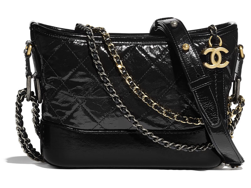 Rare Chanel So Black Jumbo Chevron timeless flap bag Leather ref