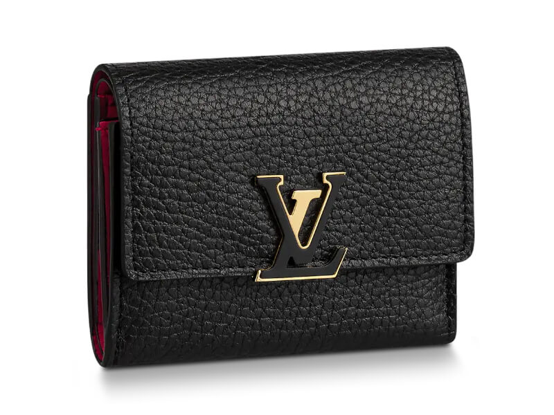 Louis Vuitton Capucines Xs Wallet, Black