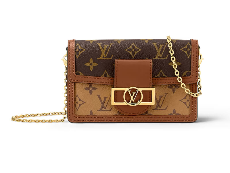 Glimpse: LV MINI DAUPHINE Compact Wallet On Chain 