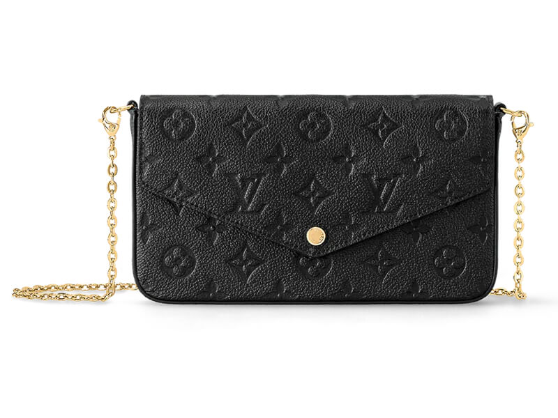 Louis Vuitton NEW Felicia pochette insert zip coin wallet cardholder set