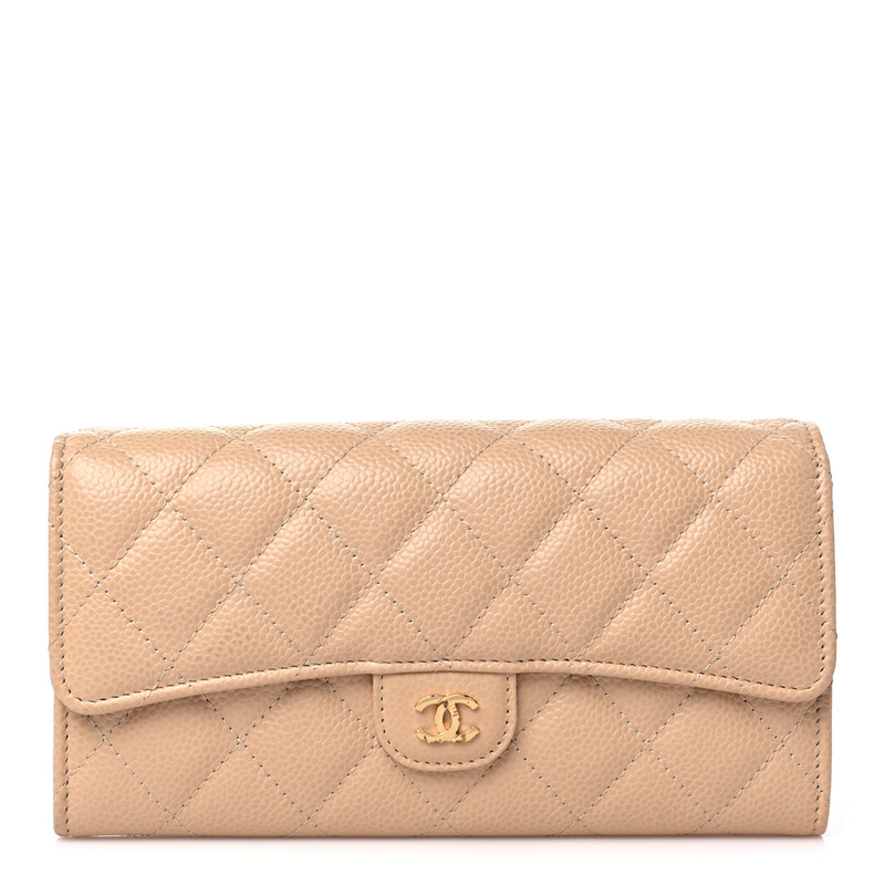 Classic Flap Medium Wallet Caviar 26M – Keeks Designer Handbags