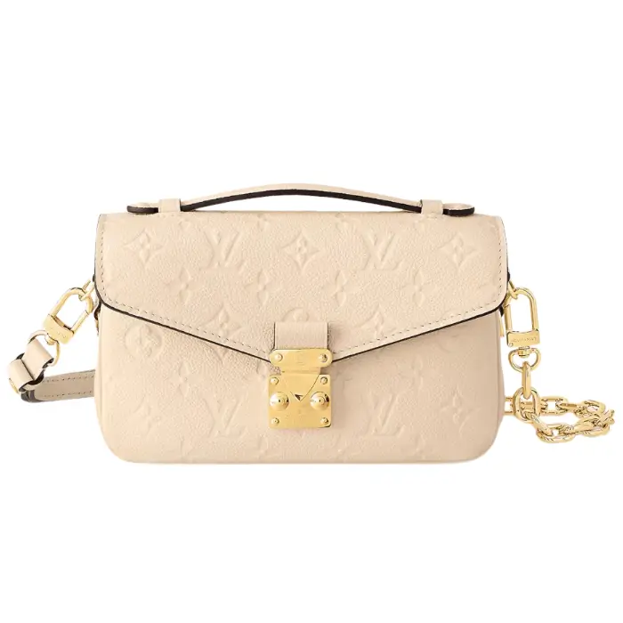 louis vuitton pochette metis east west bag cream