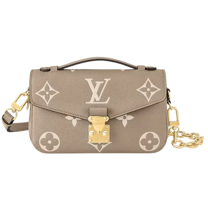 louis vuitton pochette metis east west bag dove cream