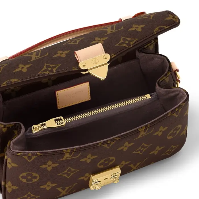 louis vuitton pochette metis east west bag interior2