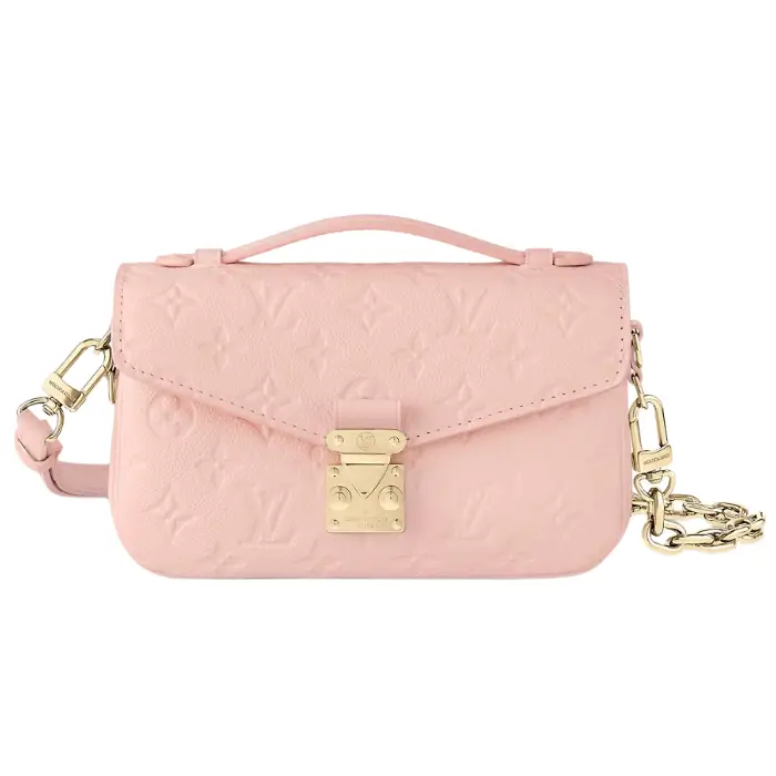 louis vuitton pochette metis east west bag pink 1